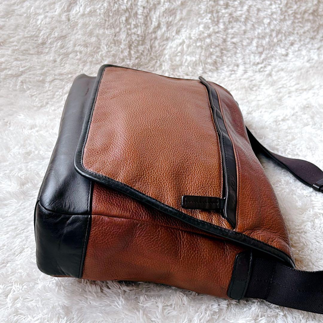 希少✨COACH コーチ ショルダーバッグ レザー ブラウン 70924 A4