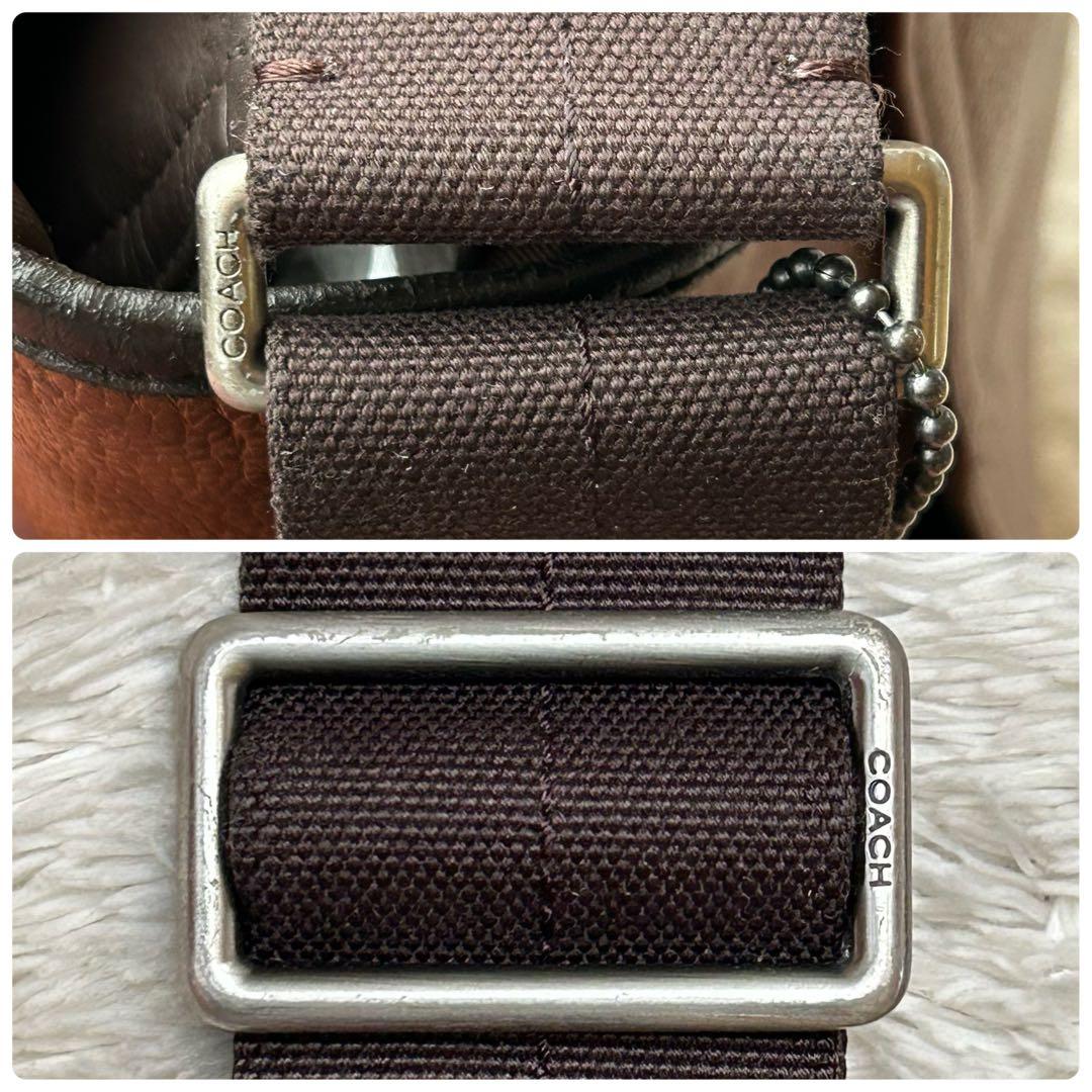 希少✨COACH コーチ ショルダーバッグ レザー ブラウン 70924 A4