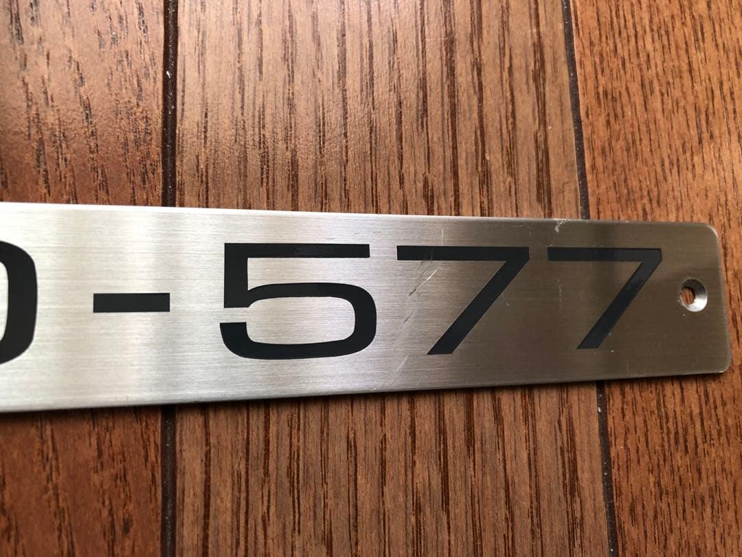 JR西日本　381系　車内形式プレート