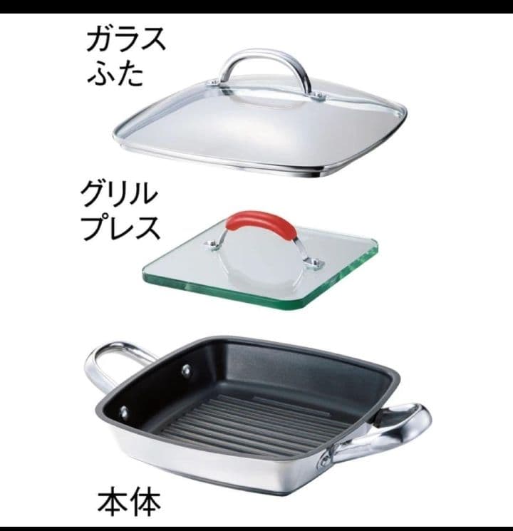 【美品/レシピ付き】MEYER マイヤー スクエアグリルパン 24cm