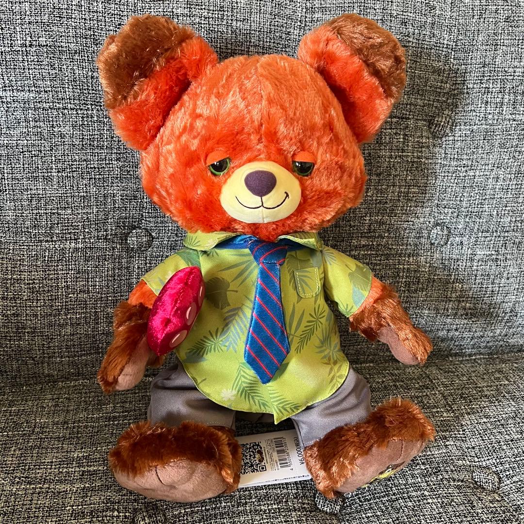 ディズニーストア　ユニベアシティ　ズートピア　ニック　ジュディ　ぬいぐるみ