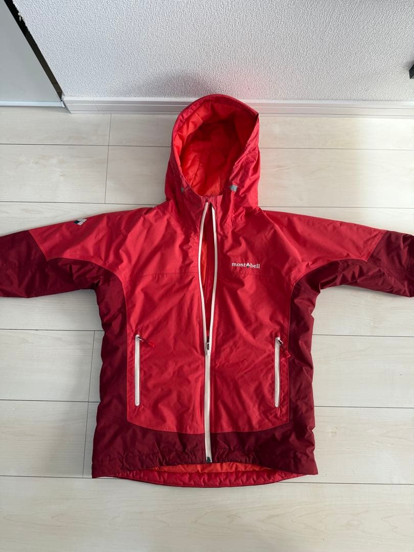 mont-bell スキーウェア サイズ140 赤 ＆ C-C-L ズボン150