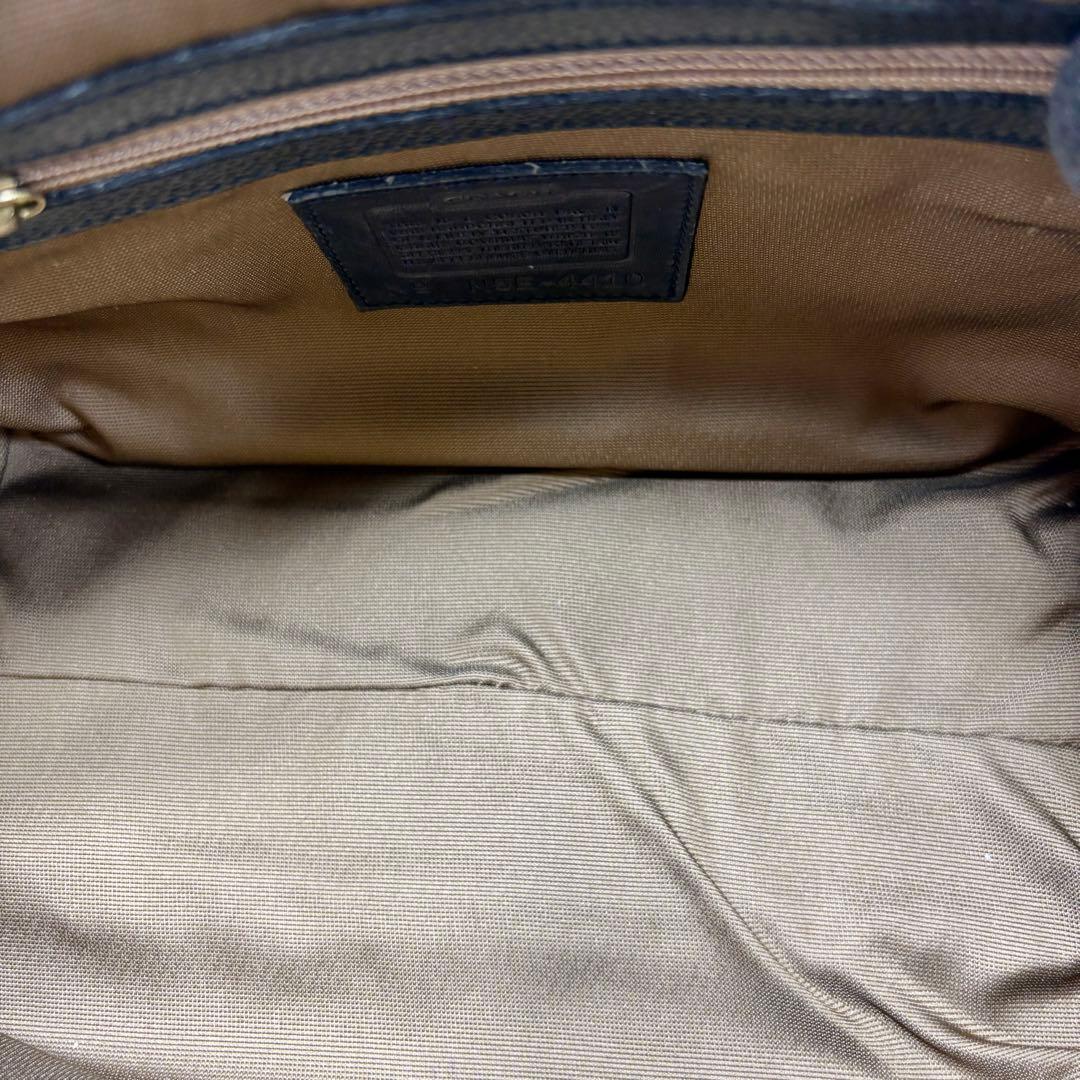 coach ミニボストン　レザー　バッグ　本革　ブラック　２WAY　4410
