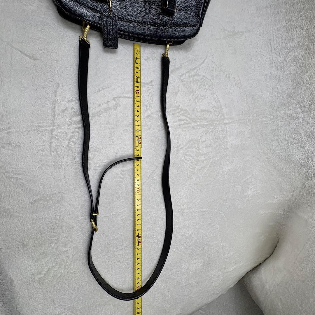 coach ミニボストン　レザー　バッグ　本革　ブラック　２WAY　4410