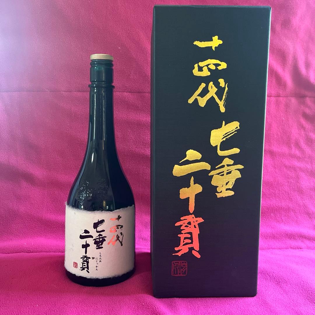 一四代　720ml 空き瓶　箱付き