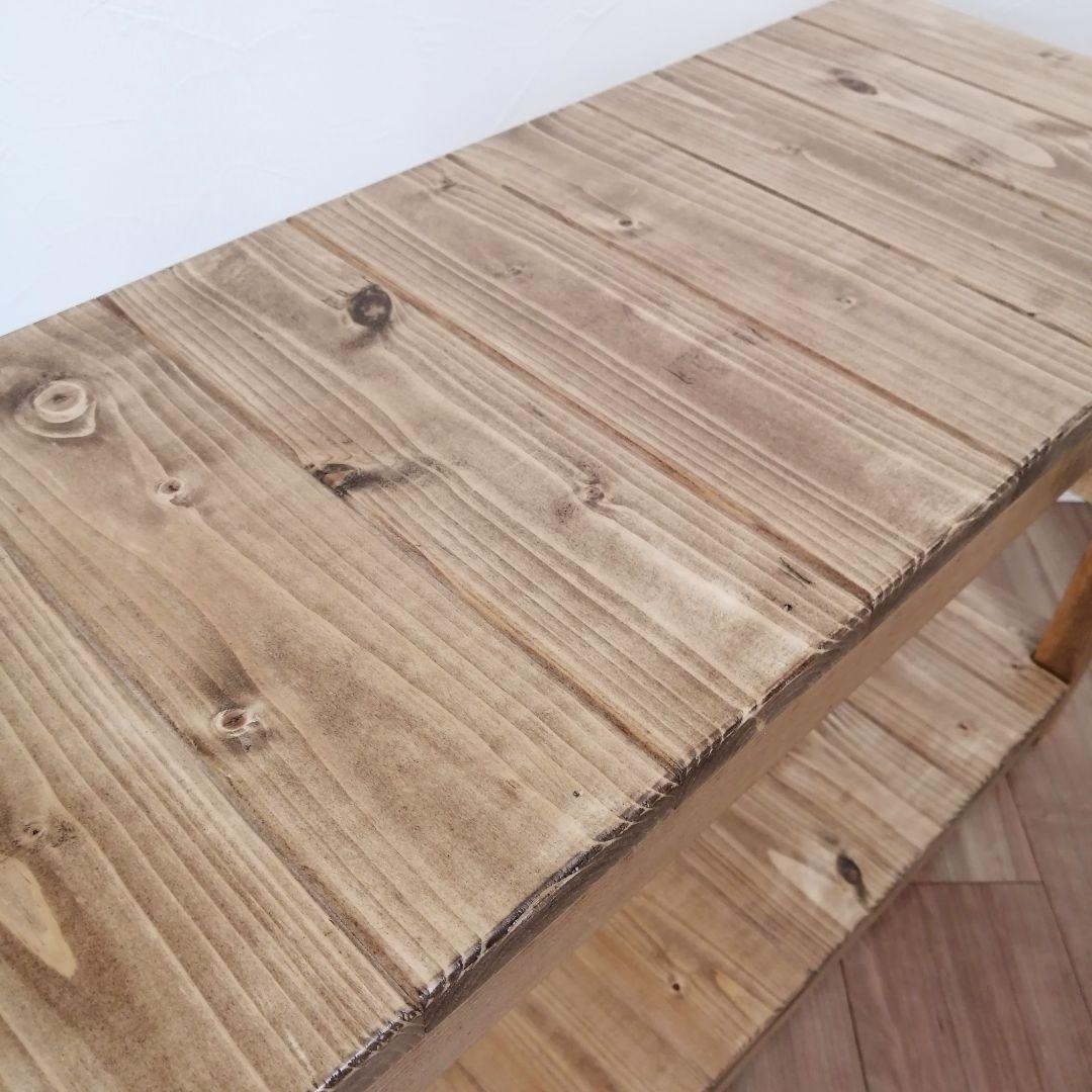 ハンドメイド シェルフベンチ ※おまけ付き