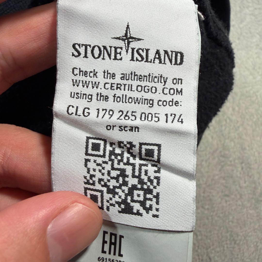 ストーンアイランド　フーディパーカー　ブラック　M 691562820