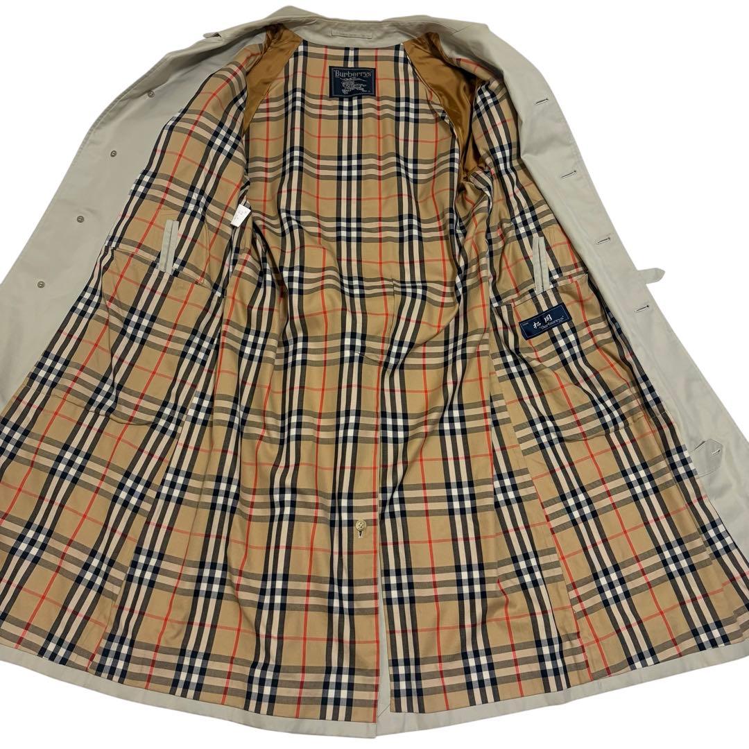 Burberrys バーバリート レンチコートノ バチェックベ ルト付 L
