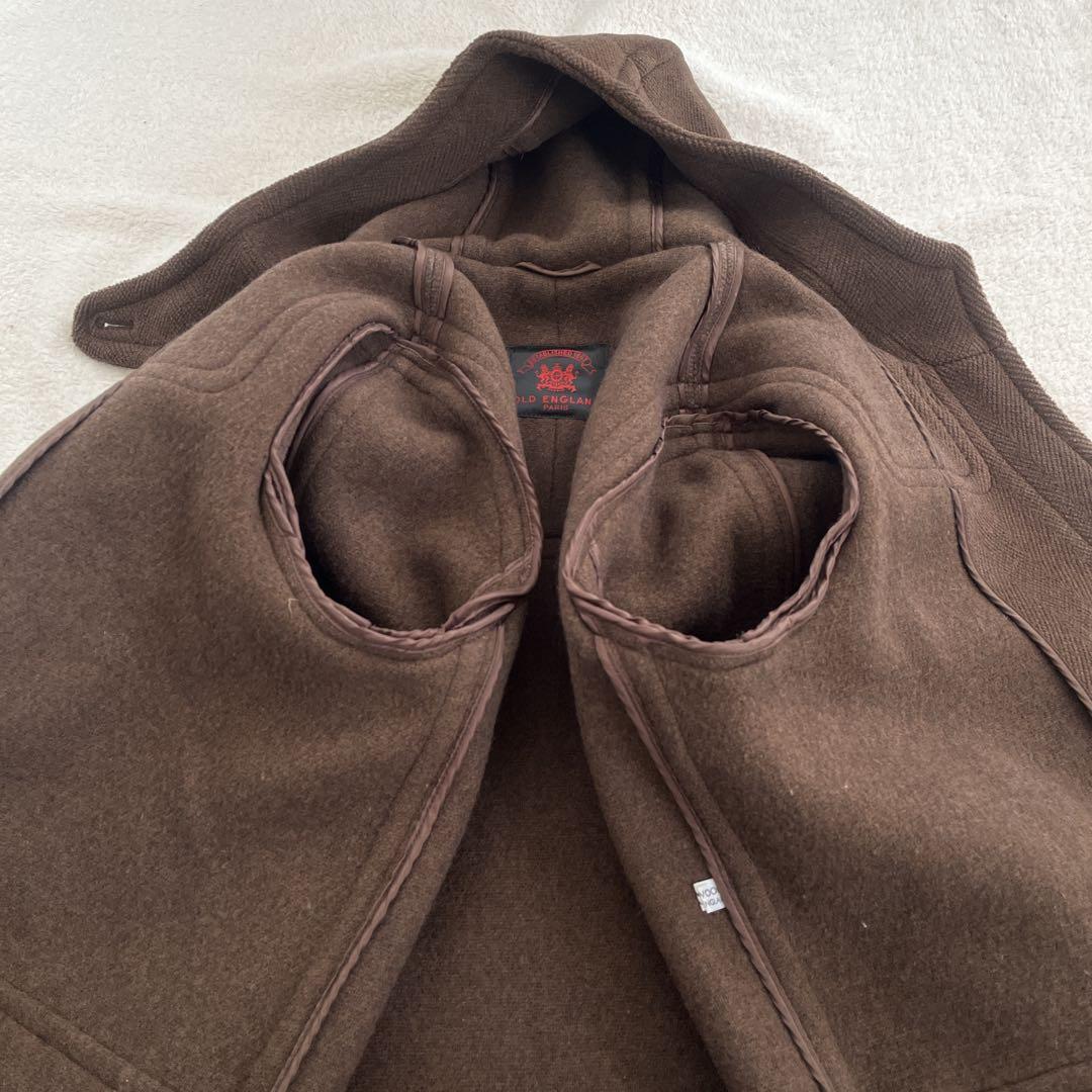 OLD ENGLAND ダッフルコート ムーアブルック ヘリンボーン 英国製