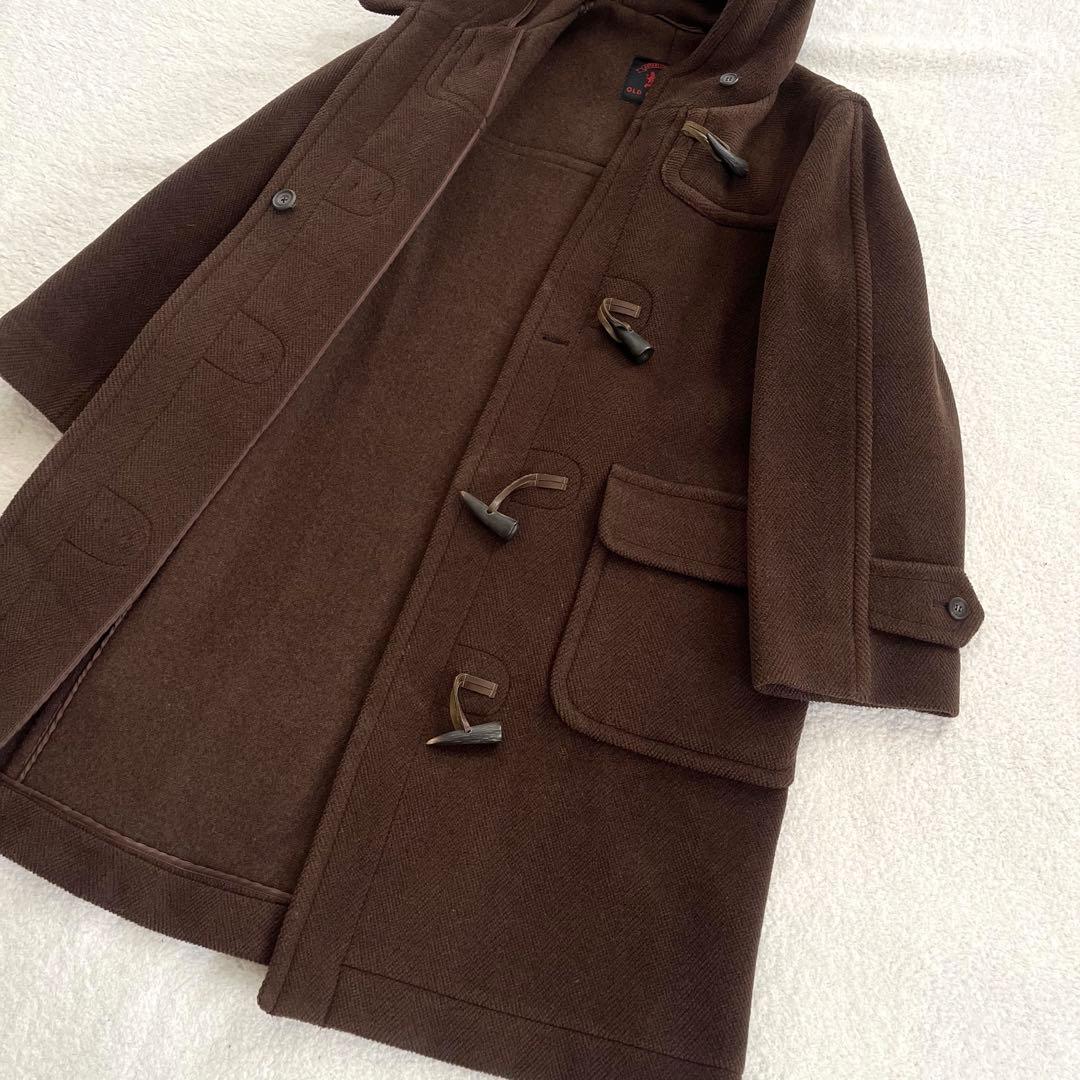 OLD ENGLAND ダッフルコート ムーアブルック ヘリンボーン 英国製