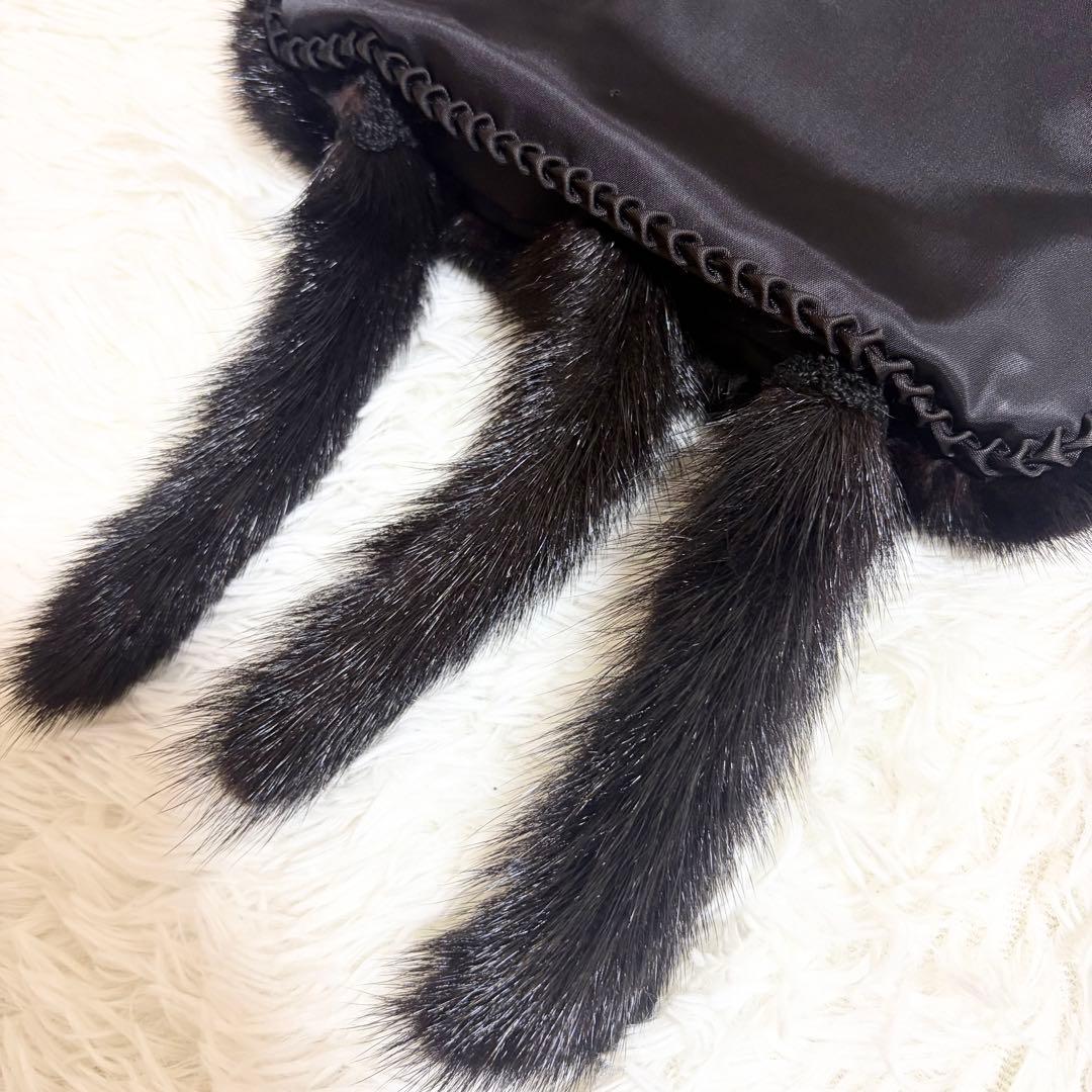 未使用タグ付き　サガミンク オス6 ミンク　ストール 大判　ショール　ケープ