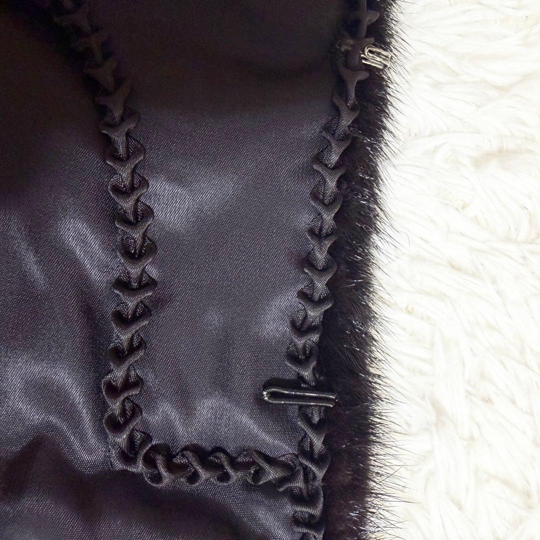 未使用タグ付き　サガミンク オス6 ミンク　ストール 大判　ショール　ケープ