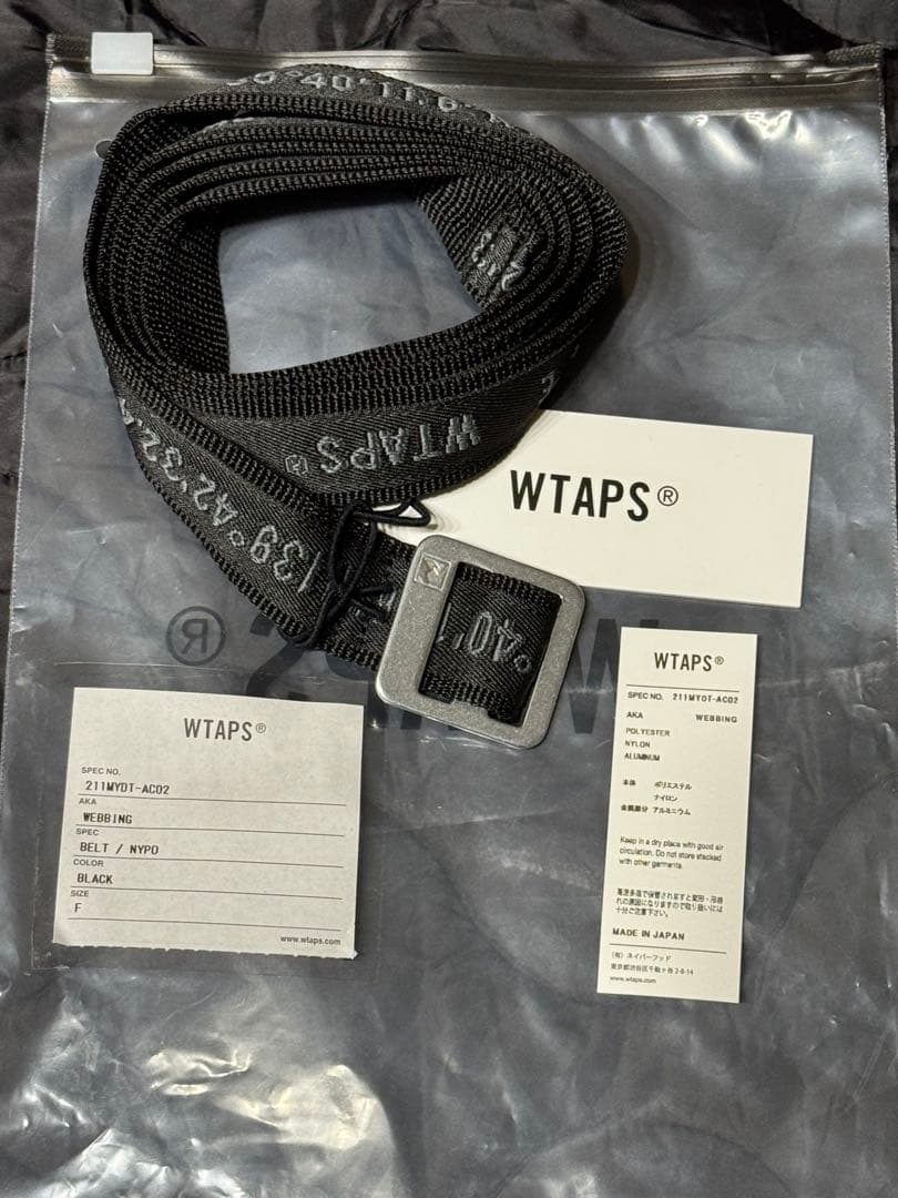 WTAPS WEBBING ナイロンベルトBLACK未使用品