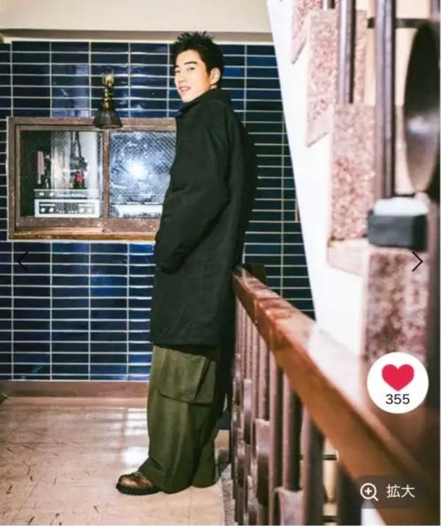 新品　タグ付き　NIKO AND... 中綿パッチステンカラーコートブラック