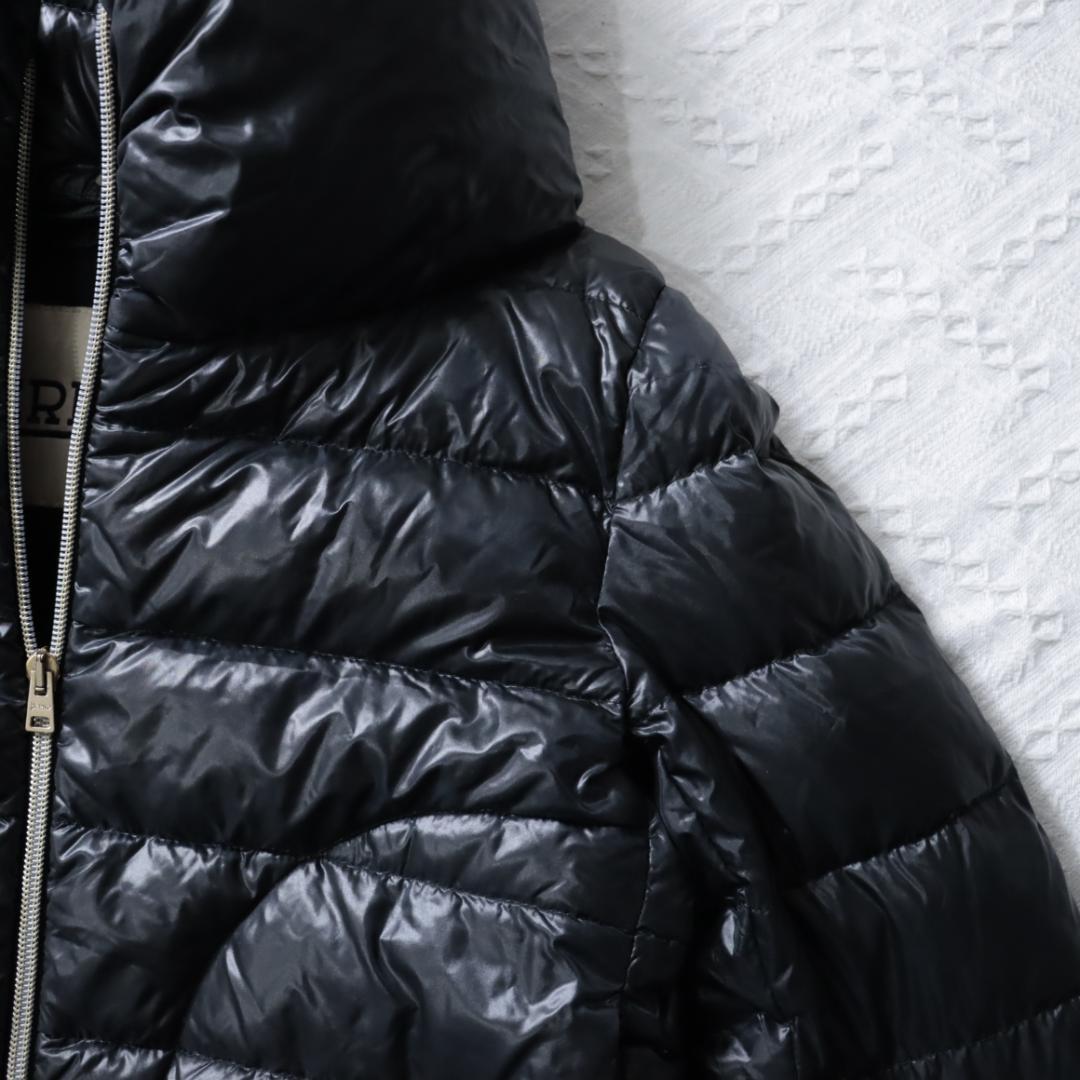 希少！ヘルノ HERNO　 ロングダウンジャケット　コート　44 異素材ミックス