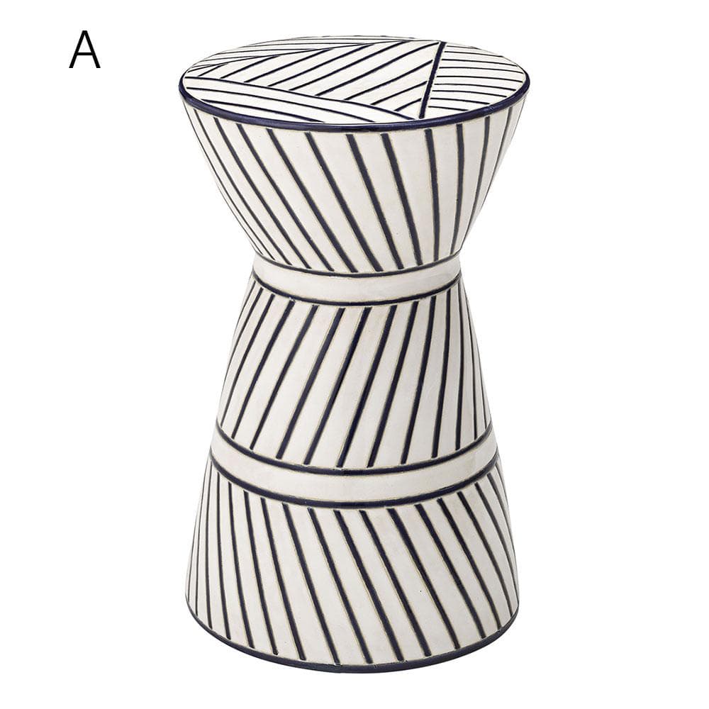 新品 送料込み スツール 椅子 陶器 花台 1台 H45cm