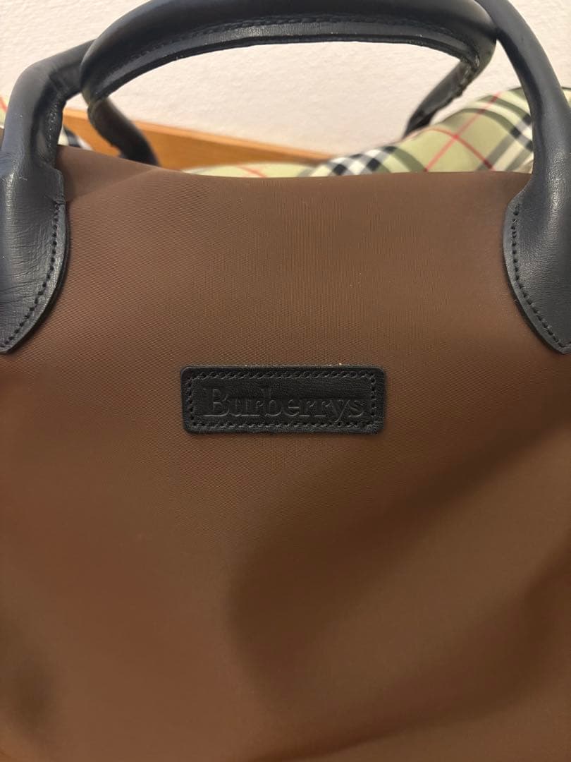 【値下げ！】BURBERRYGOLF バーバリーゴルフノバチェックボストンバッグ