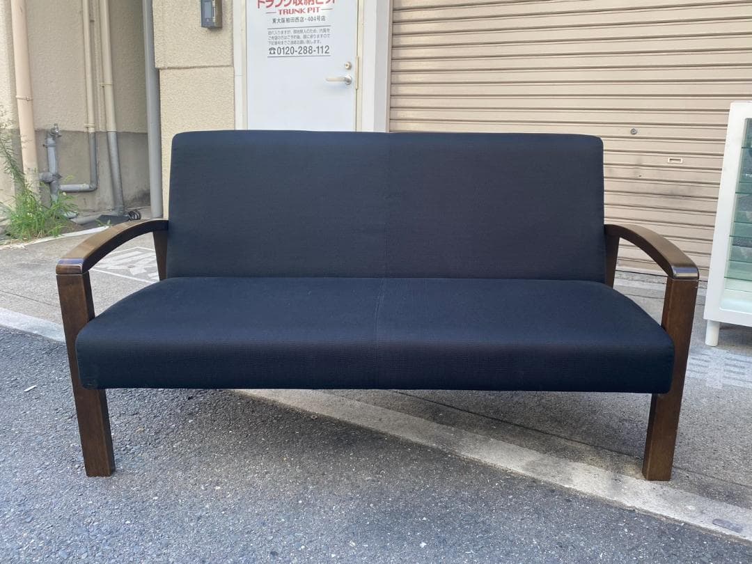 A717♠️コクヨ 2人掛けソファ 応接ソファ