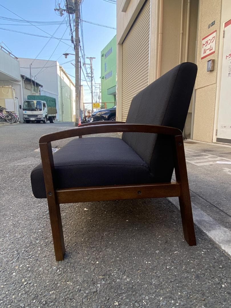 A717♠️コクヨ 2人掛けソファ 応接ソファ