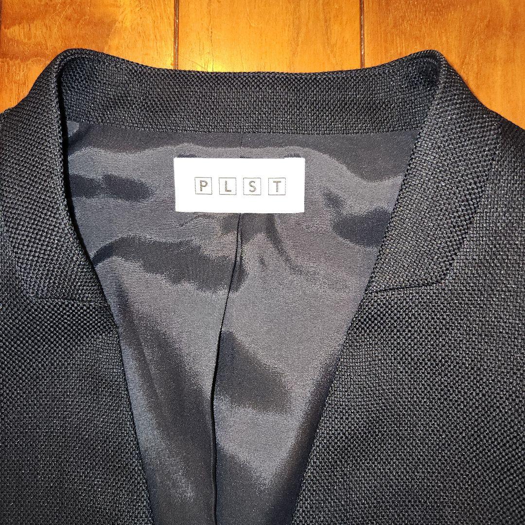 専用【プラステ】スーツ　ポリレーヨンストレッチ　ネイビー　S／S　美品