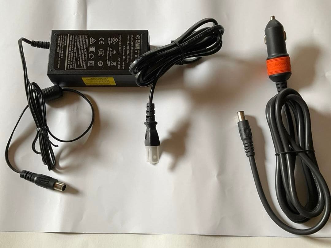 jackery 付属品ケーブル（ACアダプター　　シガーソケット）