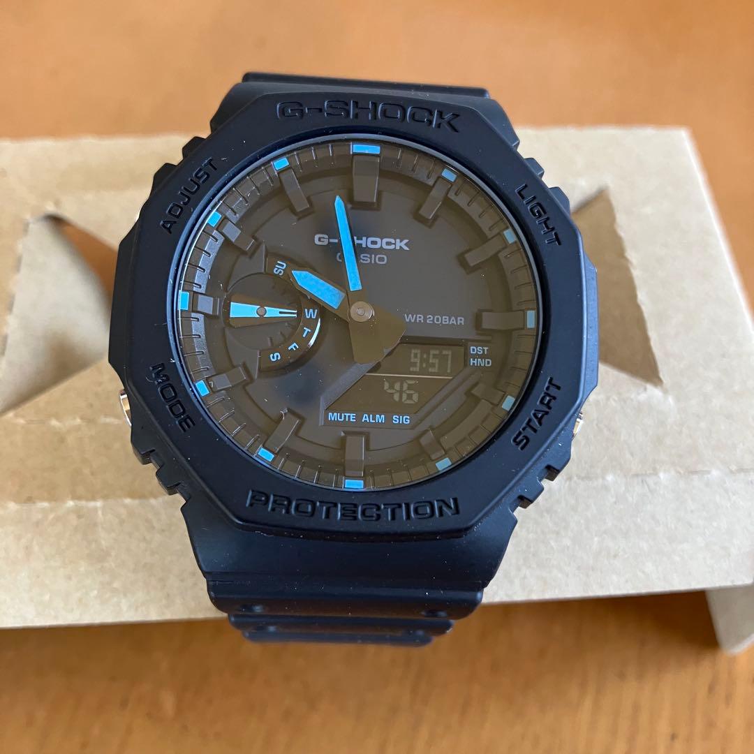 G-SHOCK GA-2100 ブラック/ブルー