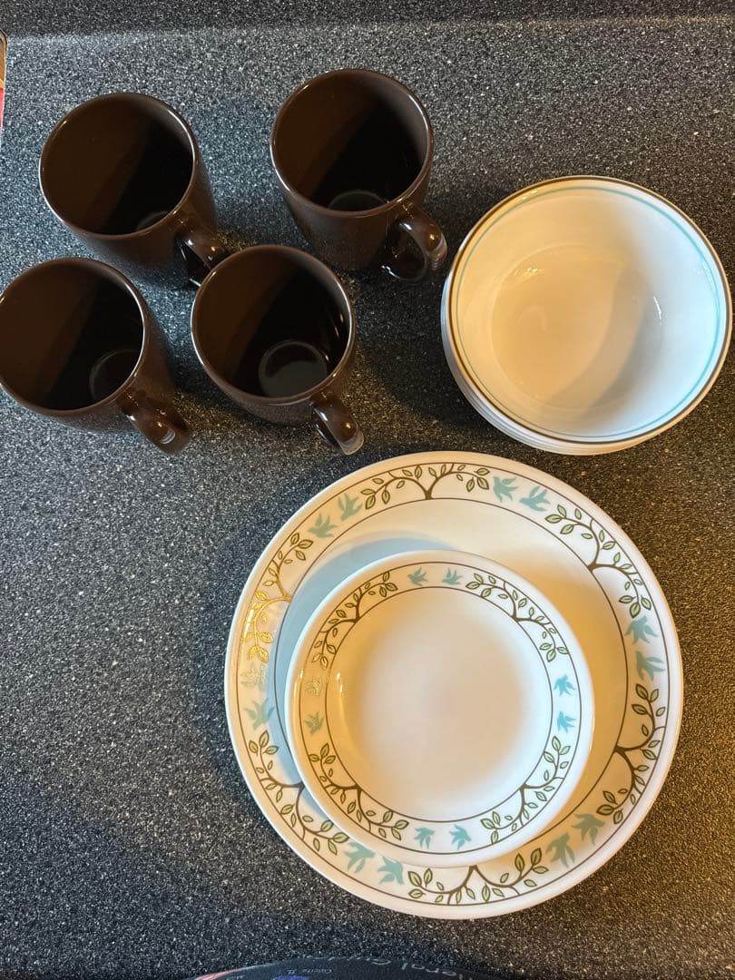 コレール　食器セット　16点　ツリーバード　新品