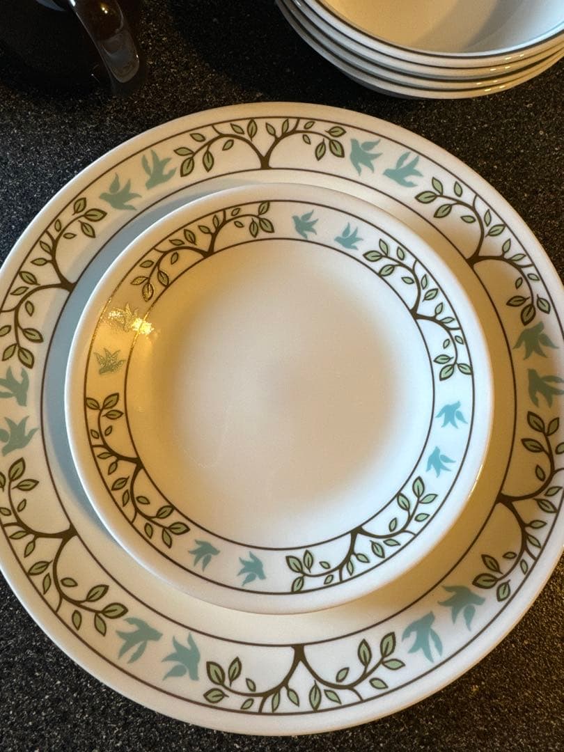 コレール　食器セット　16点　ツリーバード　新品