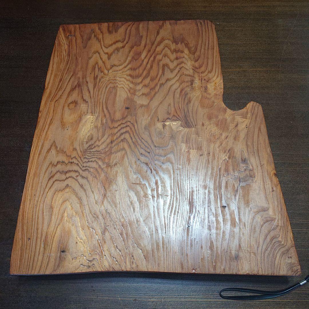 屋久杉無垢一枚板置物