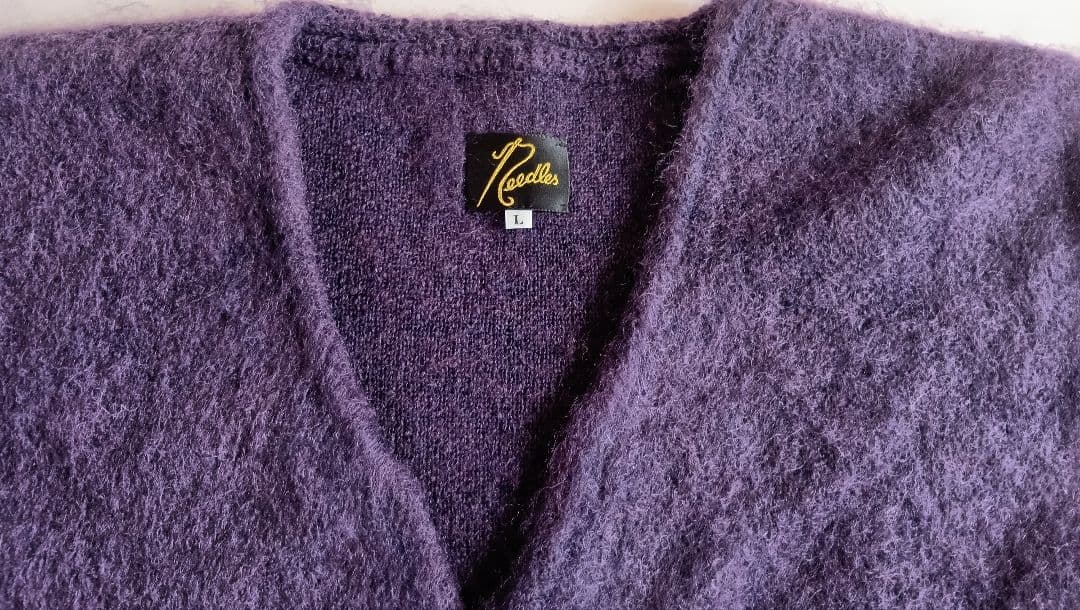 新品 needles モヘアカーディガン LQ276 ニードルス