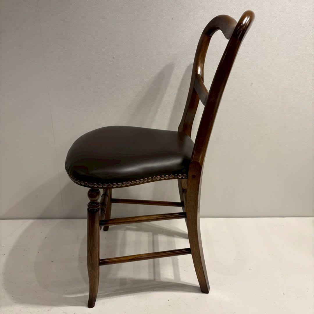 英国アンティークリプロダクト マホガニー バルーンバックチェア 椅子　1/4
