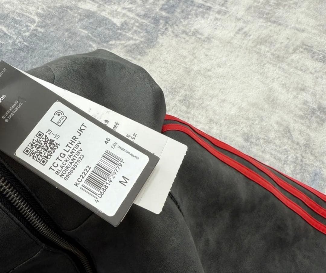 ジャケット・アウター ADIDAS X THUG CLUB TEAM LEATHER JACKET