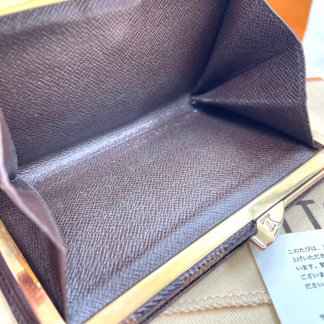 ルイヴィトン　ダミエ　ヴィエノワ 　がま口財布　折財布　951