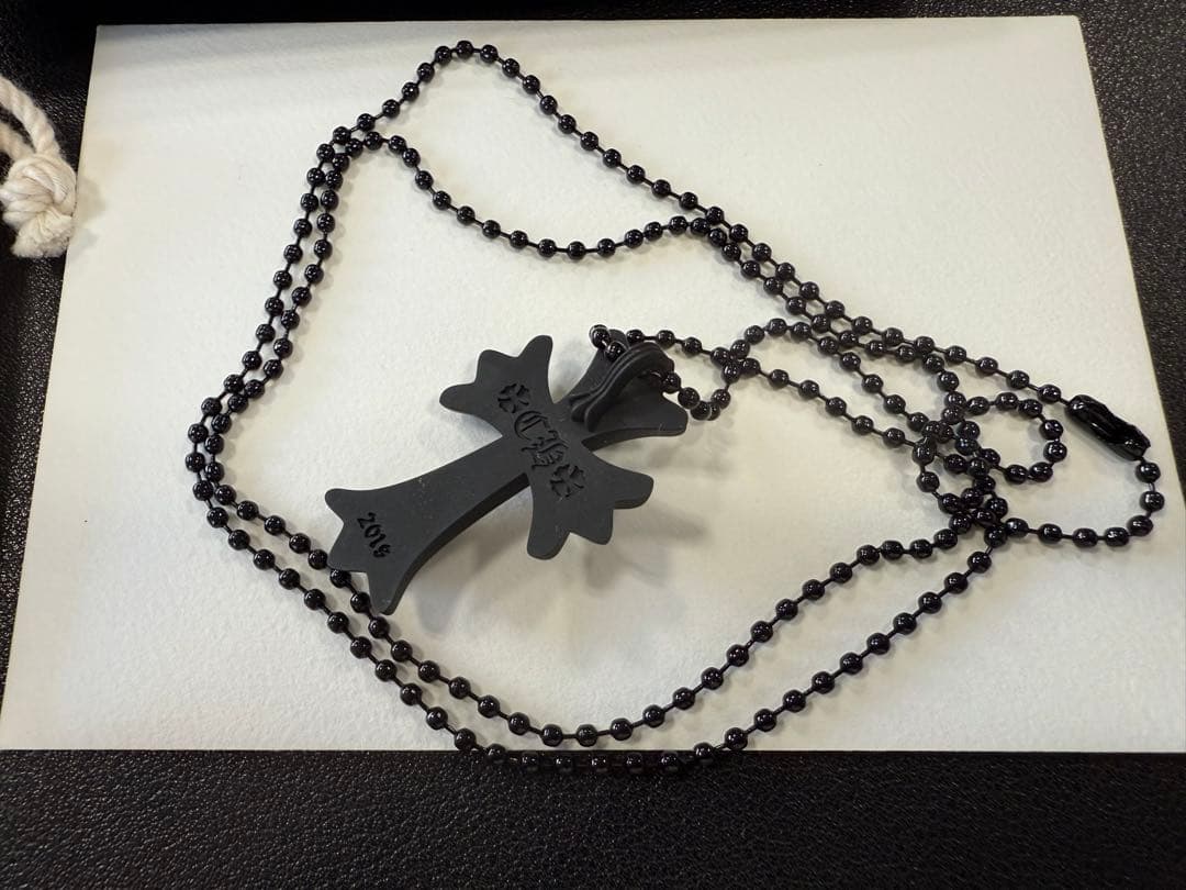 Chrome Hearts 2025ラバー マッドブラッククロス(新品)