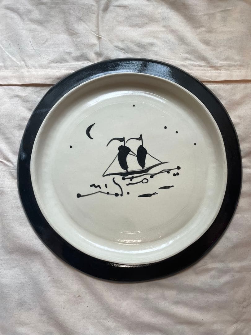 レア　作家物　一点もの　矢島操　大皿　2点　セット