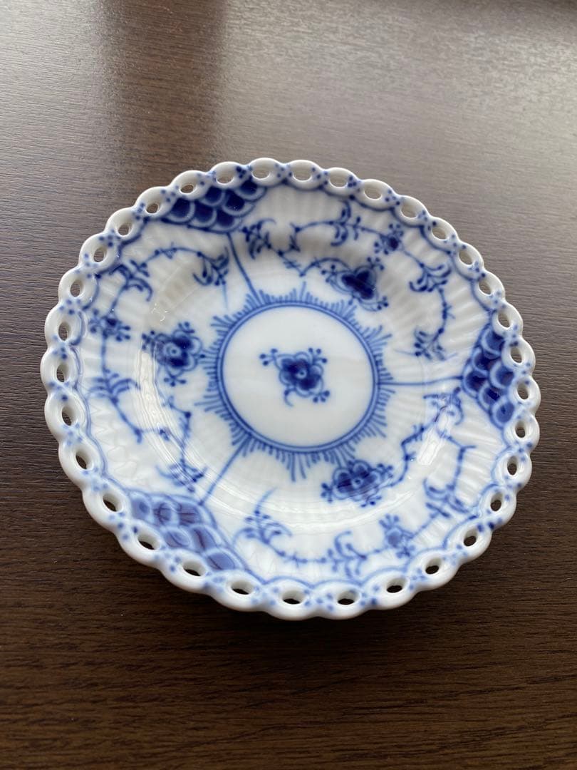 ロイヤルコペンハーゲンブルーフルーテッドフルレース1145②