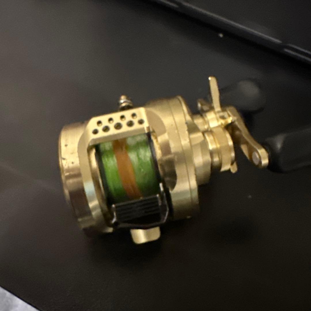 Shimano 200HG ベイトリール ゴールド/グリーン