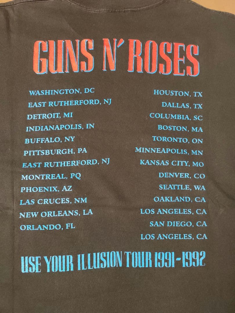 【値下げ不可】古着 90s Guns N' Roses