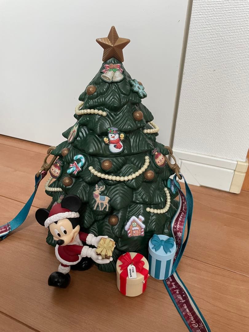 2024 限定　ディズニーランド　クリスマスツリー ポップコーン バケット