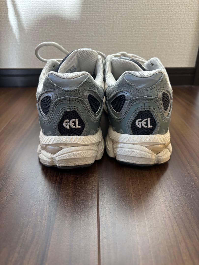 ASICS GEL-NYC アシックス　グレー　ホワイト　25cm