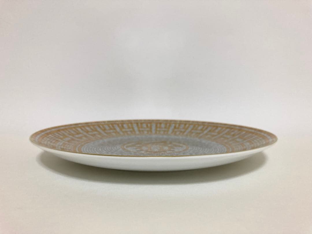 エルメス　HERMES モザイクヴァンキャトルゴールド　プレートお皿　食器　中皿
