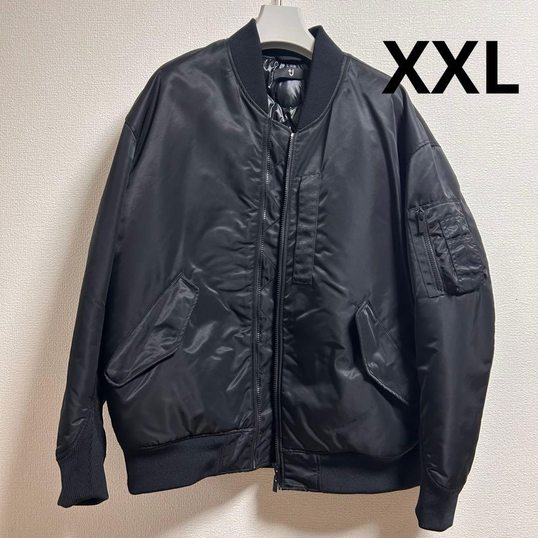UNIQLO +J ハイブリッドダウンオーバーサイズMA－1 ブラック XXL