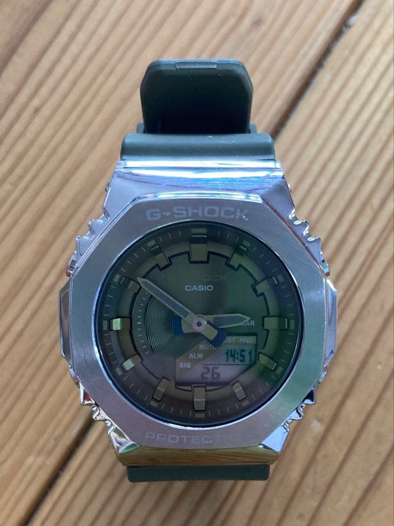 G-SHOCK 電池式 GM-S2100 ユニセックス カーキ 箱無し