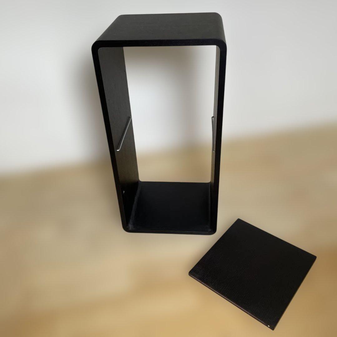 日進木工 ブリック・ブロック ボックス700 仕切り付きブラック　SEMPRE