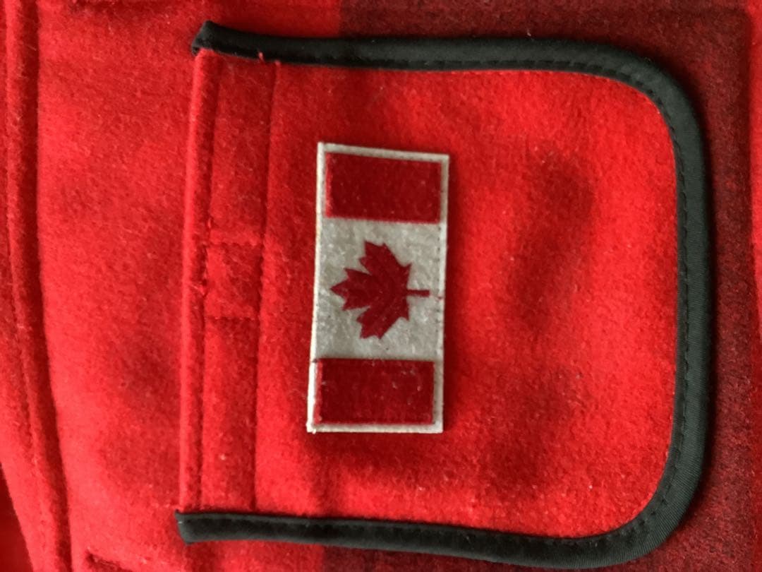 ダッフルコートカナダ公式オリンピックユニフォーム　赤レディースMサイズ