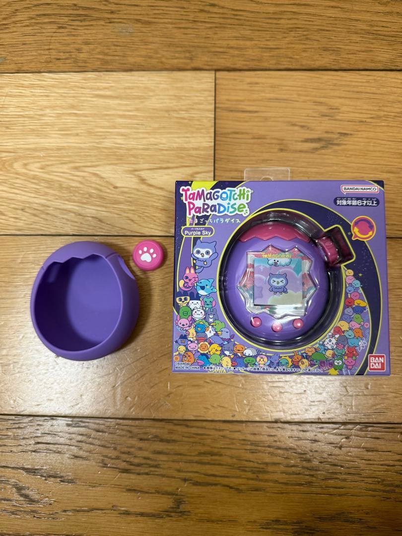 たまごっち パラダイス 本体、保護フィルム、保護ケースつき
