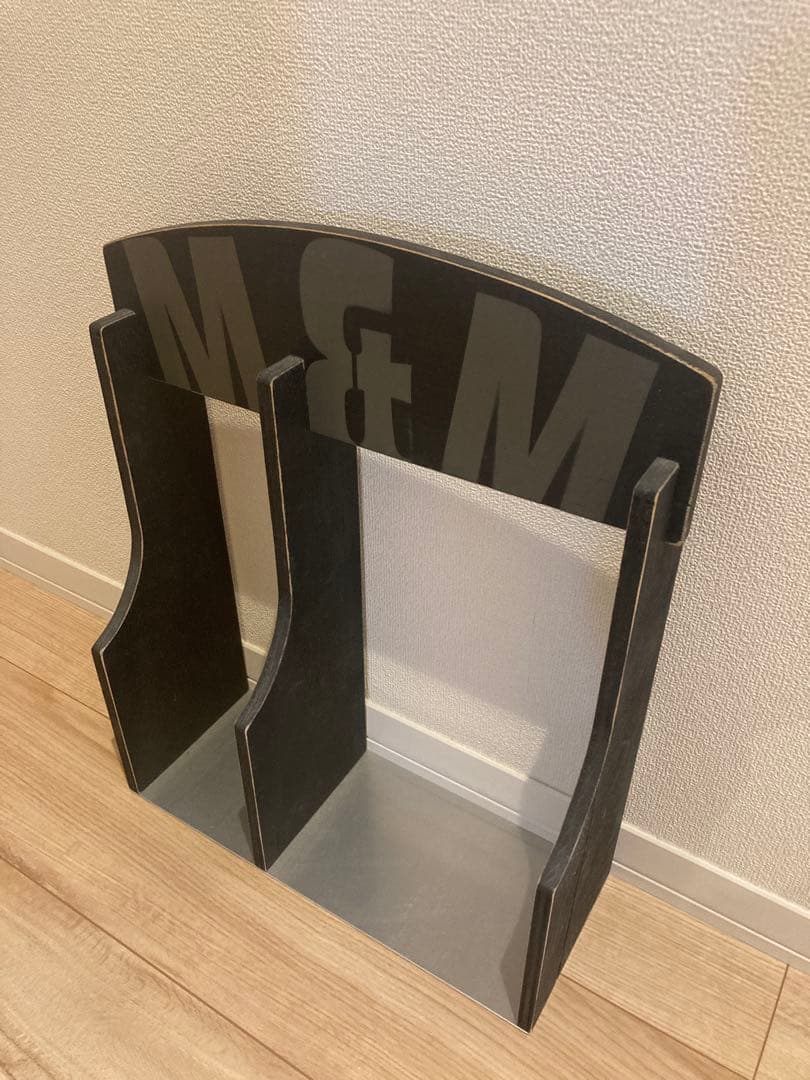 【人気】m&m マガジンラック 黒