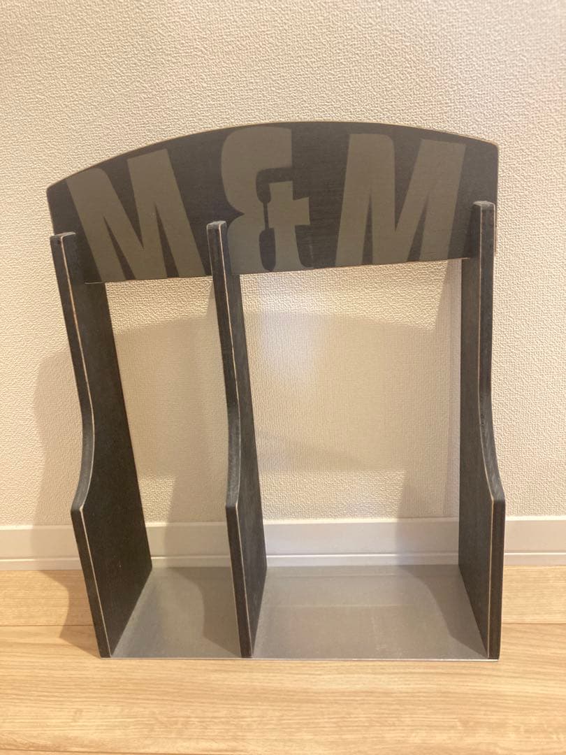 【人気】m&m マガジンラック 黒