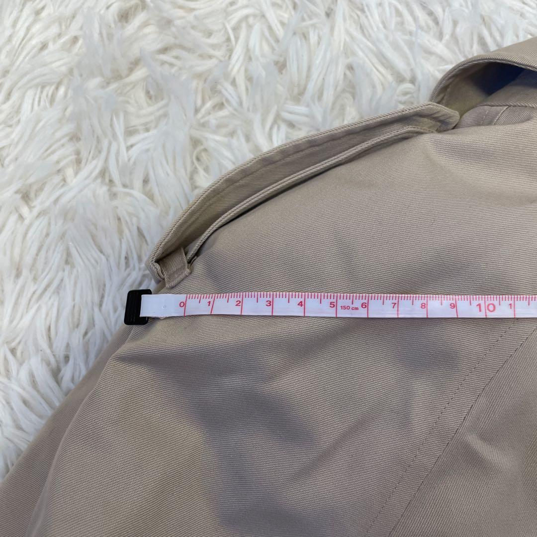 【美品】 BURBERRY 大きいサイズ コットン マキシ丈 トレンチコート