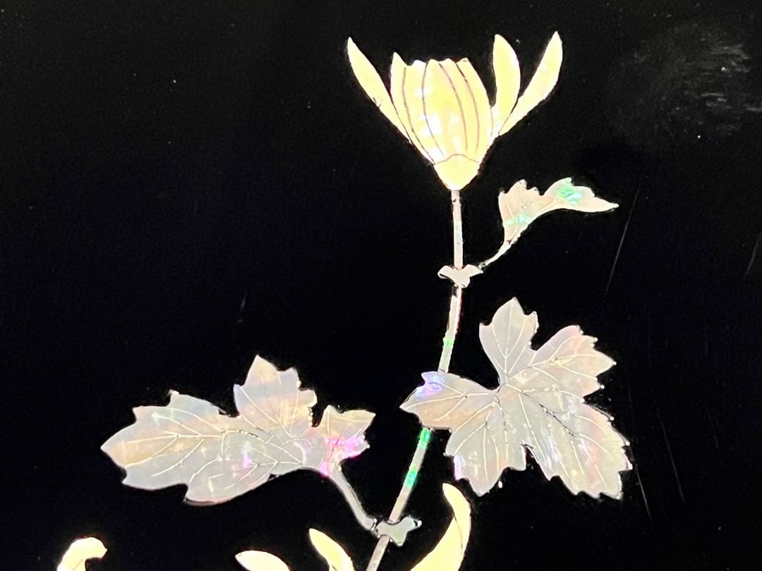 DT649 青貝塗 螺鈿 文箱 共箱